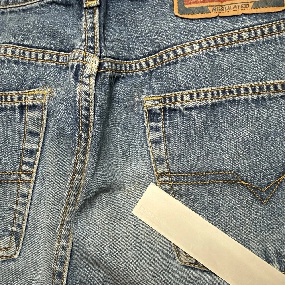 Vintage Diesel Cheyenne Jeans Men 32x34 Blue Straight Leg Made Italy Y2K (Tag34)